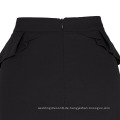 Grace Karin Womens Solid Color High Stretchy Hips-Wrapped Vintage Retro Schwarz Bleistift Skirt CL010454-1